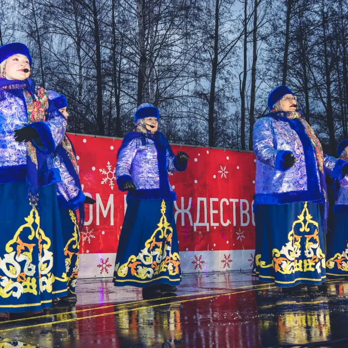 Церемония зажжения огней на главной елке городского округа Егорьевск.