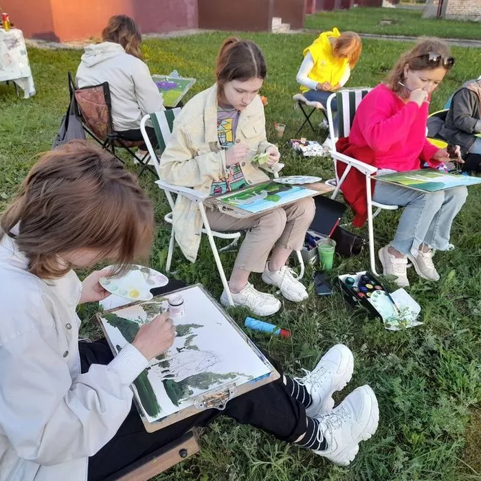 Пленэр для участников группы "Палитра"